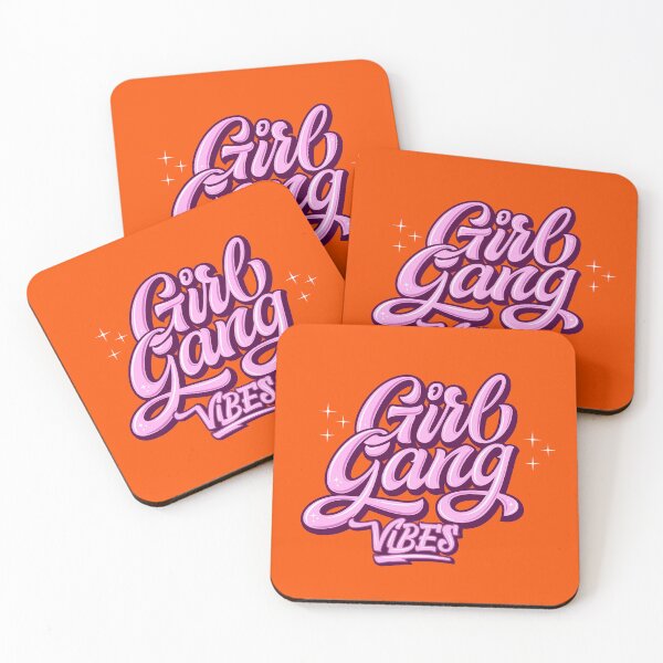 Item preview, Girl Gang Vibes. Cool hand lettering with power designed and sold by Sandra Brezina.