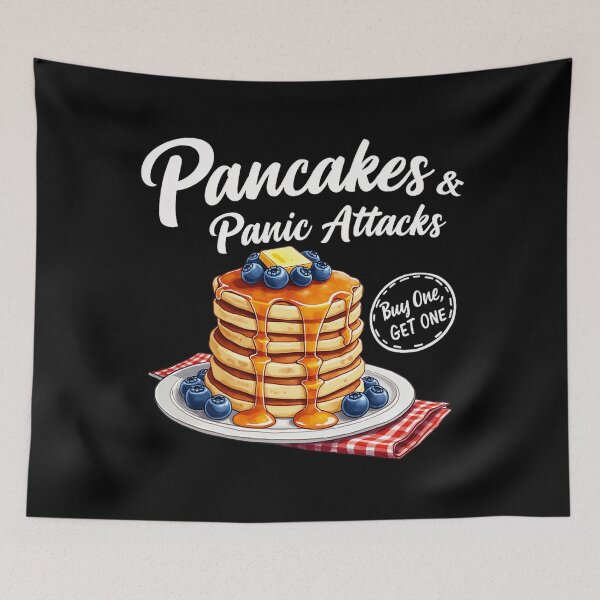 Item preview, Pancakes And Panic Attacks Breakfast Lovers designed and sold by spirorinin.