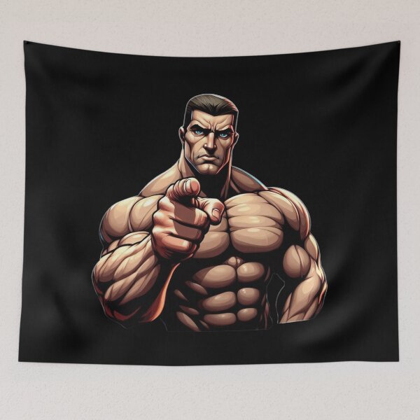 Item preview, Muscular Man Pointing to You designed and sold by GeneralDaily.
