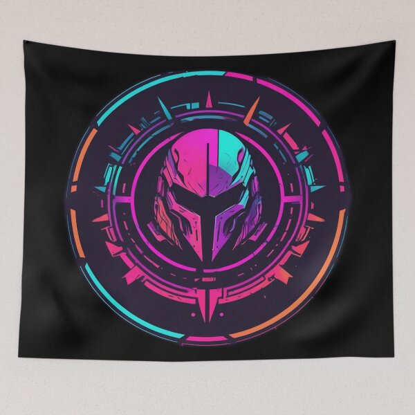 Item preview, Cyber Spartan, Circular Logo, Cyberpunk designed and sold by Burn-Ego.