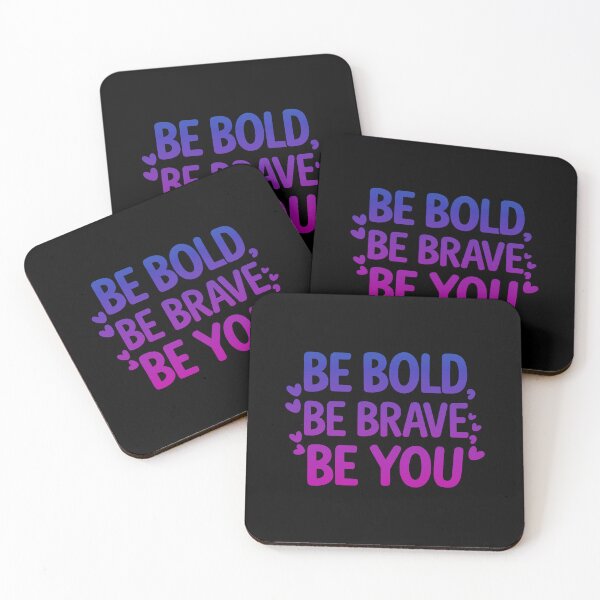 Item preview, Be Bold, Be Brave, Be You Motivational Quote designed and sold by ThreeftlyPicks.