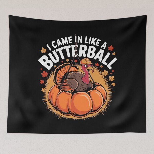 Item preview, Funny Thanksgiving Butterball Turkey Pumpkin Design Fall  designed and sold by w1ckerman.
