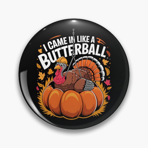 Item preview, Funny Thanksgiving Butterball Turkey Pumpkin Design Fall  designed and sold by w1ckerman.