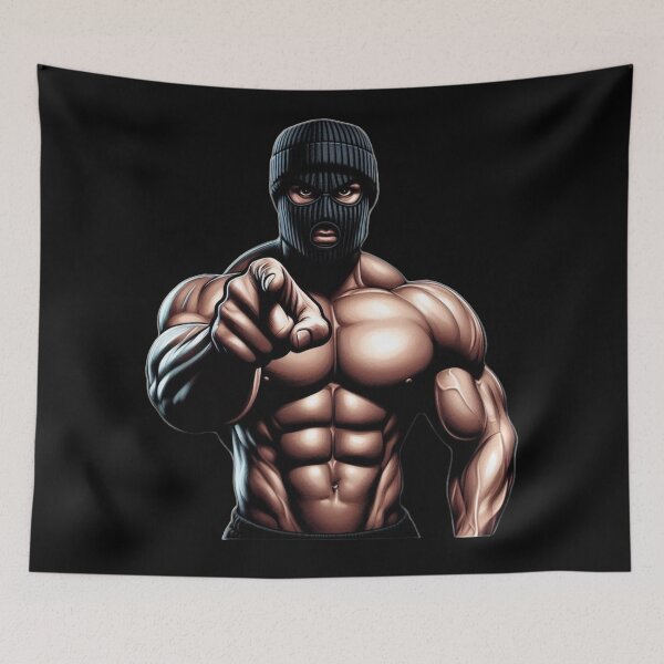 Item preview, Muscular Masked Man designed and sold by GeneralDaily.