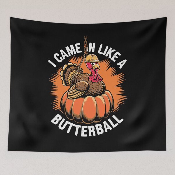 Item preview, Funny Thanksgiving Butterball Turkey Pumpkin Design Fall  designed and sold by w1ckerman.