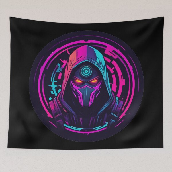 Item preview, Cyber Ninja, Circular Logo, Cyberpunk designed and sold by Burn-Ego.