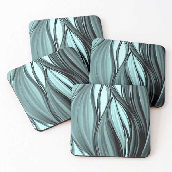 Item preview, Teal Leaves designed and sold by ViaARTfactory.