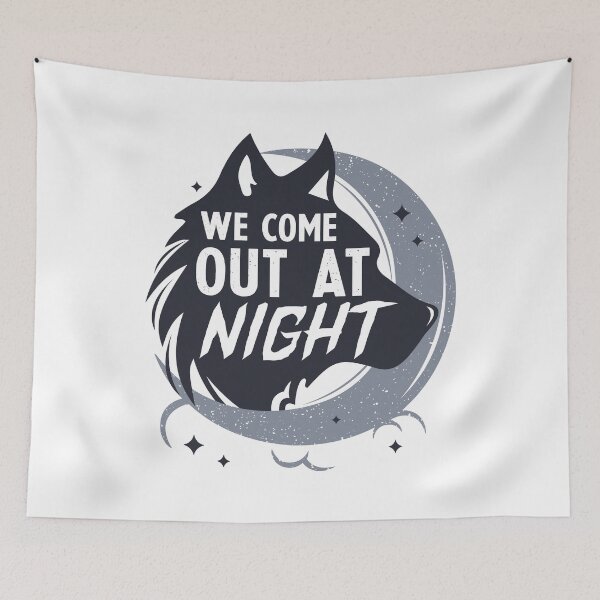 Item preview, We Come Out At Night designed and sold by ChemicalXShop.