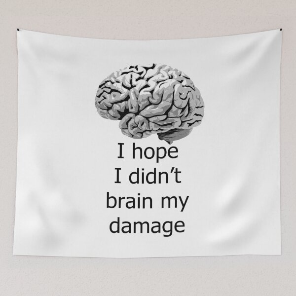 Item preview, Graphic Art Brain Quote designed and sold by GetItGiftIt.