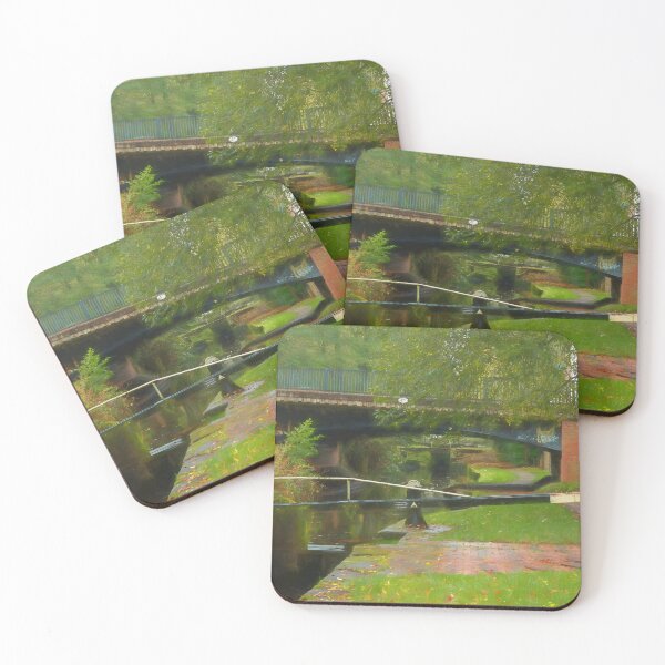 Item preview, Caldon Canal waterway digital oil painting designed and sold by RobThorley.