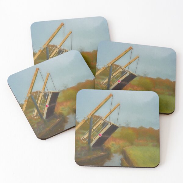 Item preview, Caldon Canal waterway digital oil painting designed and sold by RobThorley.