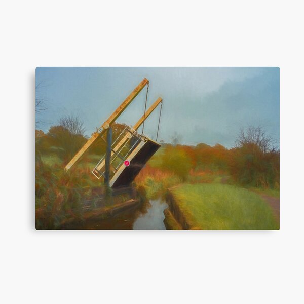 Item preview, Caldon Canal waterway digital oil painting designed and sold by RobThorley.