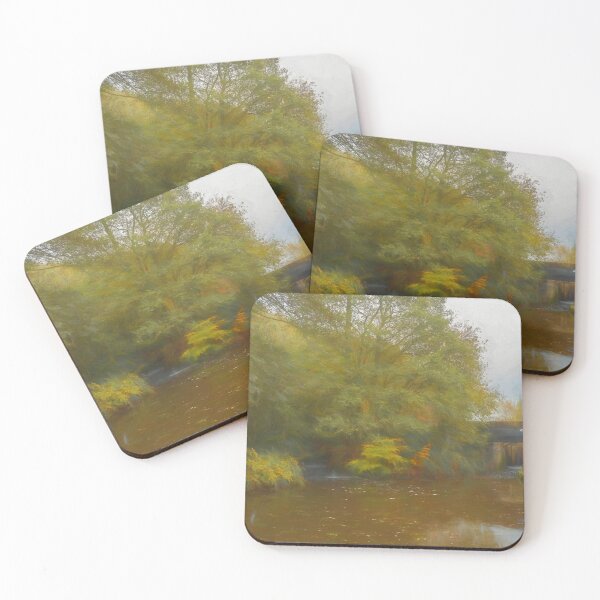 Item preview, Caldon Canal waterway digital oil painting designed and sold by RobThorley.