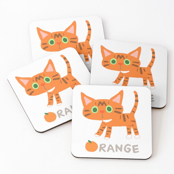 Item preview, Cute Orange Cat & Orange designed and sold by jebi-garden.