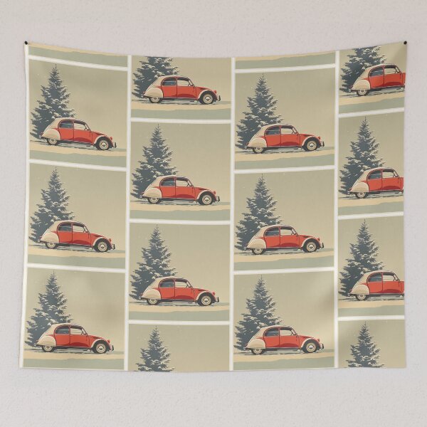 Item preview, Citroen 2CV Classic Style Christmas designed and sold by AdaMazingDesign.