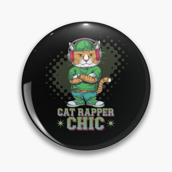 Item preview, Cat rapper chic - Rap cat- Rapping cat - Catventurer - Cat tastie - Meow tastic designed and sold by JansenGS.