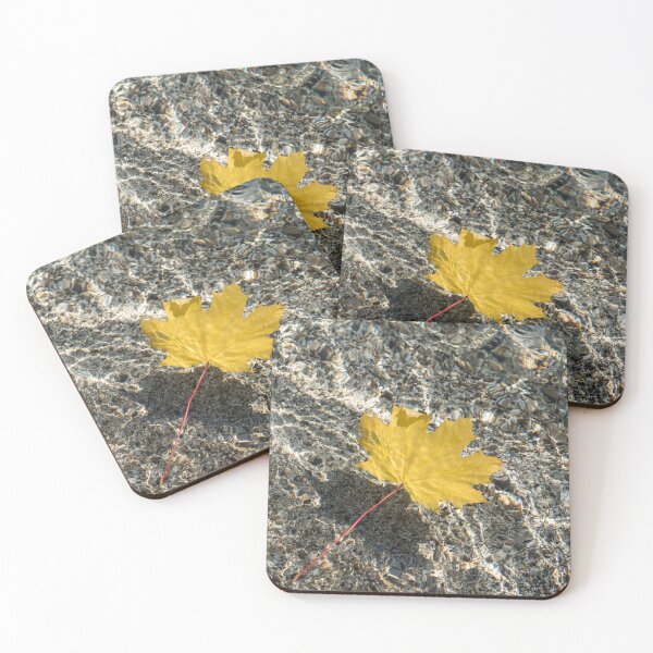 Item preview, Golden Maple Leaf Afloat designed and sold by Georgia Mizuleva.