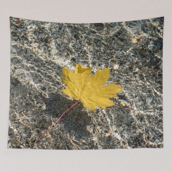 Item preview, Golden Maple Leaf Afloat designed and sold by Georgia Mizuleva.