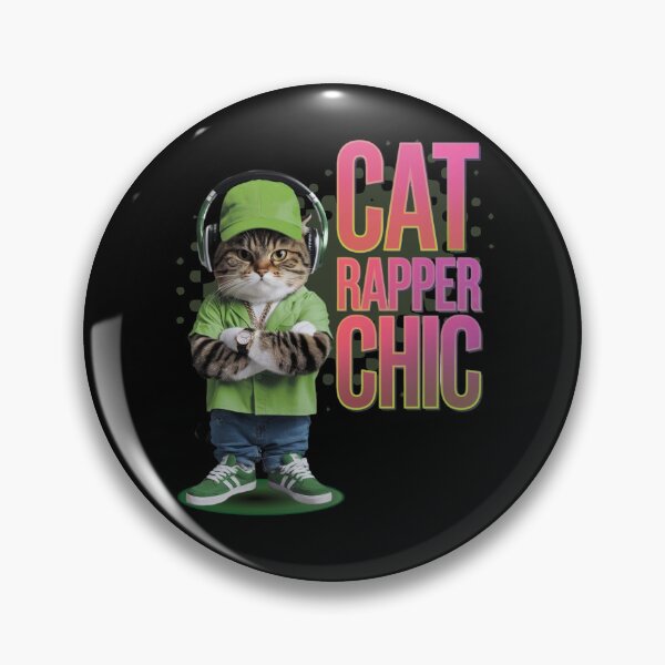 Item preview, Cat rapper chic - Rap cat- Rapping cat - Catventurer - Cat tastie - Meow tastic designed and sold by JansenGS.