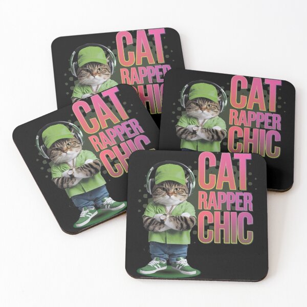 Item preview, Cat rapper chic - Rap cat- Rapping cat - Catventurer - Cat tastie - Meow tastic designed and sold by JansenGS.