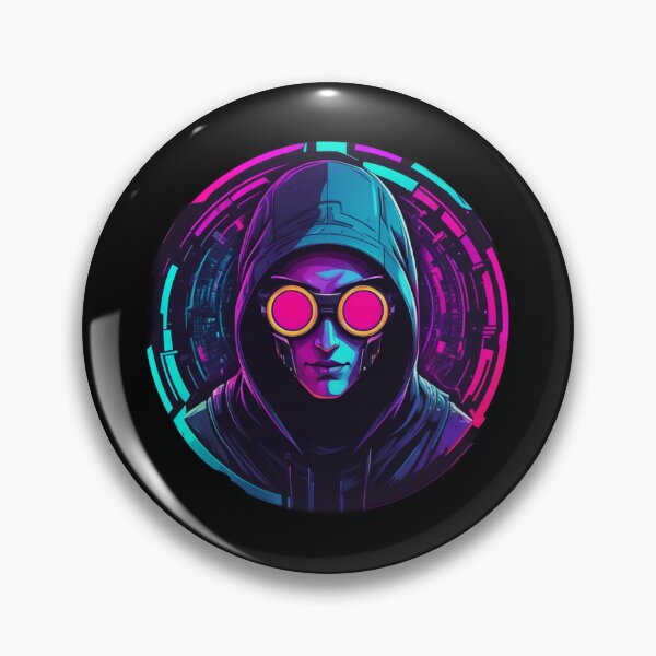 Item preview, Cyberpunk Hacker, Circular Logo, Cyberpunk designed and sold by Burn-Ego.