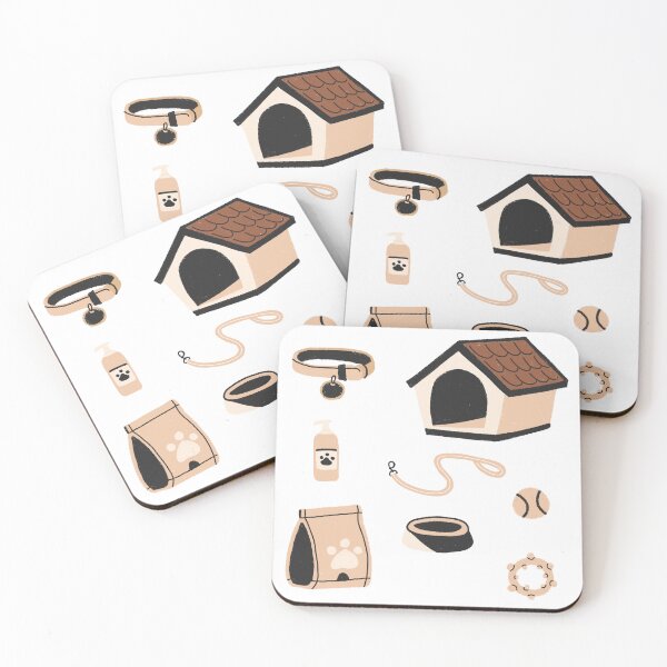Item preview, Minimalist Dog Accessories Set designed and sold by MJ ART.