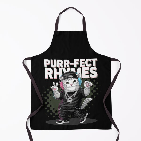 Item preview, Purr-fect rhymes - Hip hop cat- Rapping cat - Catventurer - Cat tastie - Meow tastic designed and sold by JansenGS.