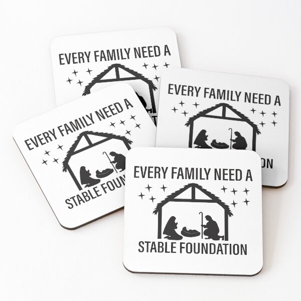 Item preview, Every Family Need a Stable Foundation designed and sold by simplydesignart.