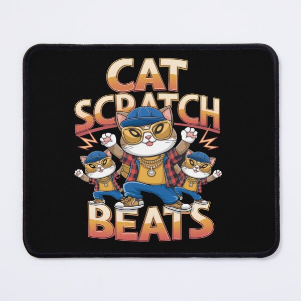 Item preview, Cat scratch beats - Hip hop cat- Rapping cat - Catventurer - Cat tastie - Meow tastic designed and sold by JansenGS.