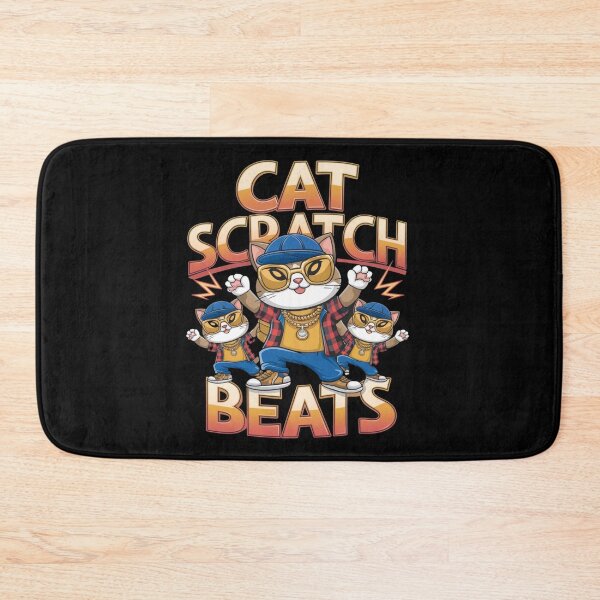 Item preview, Cat scratch beats - Hip hop cat- Rapping cat - Catventurer - Cat tastie - Meow tastic designed and sold by JansenGS.