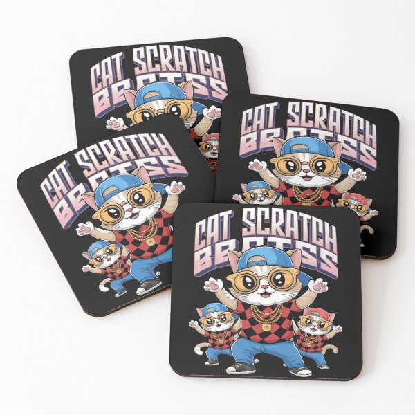Item preview, Cat scratch beats - Hip hop cat- Rapping cat - Catventurer - Cat tastie - Meow tastic designed and sold by JansenGS.