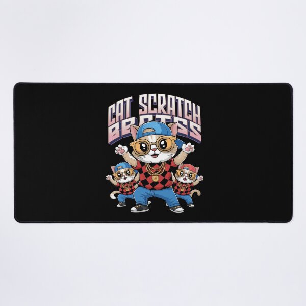 Item preview, Cat scratch beats - Hip hop cat- Rapping cat - Catventurer - Cat tastie - Meow tastic designed and sold by JansenGS.