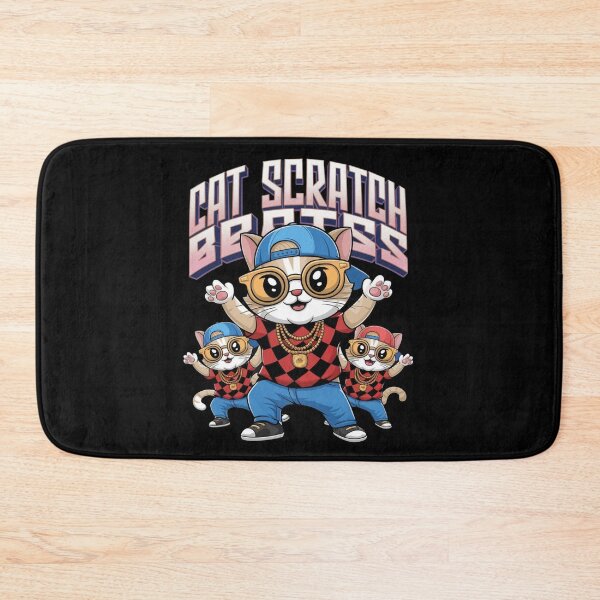Item preview, Cat scratch beats - Hip hop cat- Rapping cat - Catventurer - Cat tastie - Meow tastic designed and sold by JansenGS.