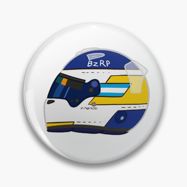 Item preview, Franco Colapinto 2024 Brazil Helmet designed and sold by OriDraws.