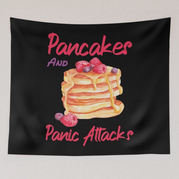 Item preview, Pancakes And Panic Attacks Funny Breakfast Lovers Gift designed and sold by spirorinin.