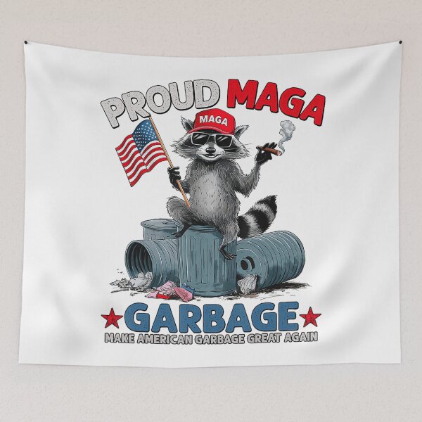 Item preview, Proud Garbage Supporter Raccoon designed and sold by NetlandWewerka.