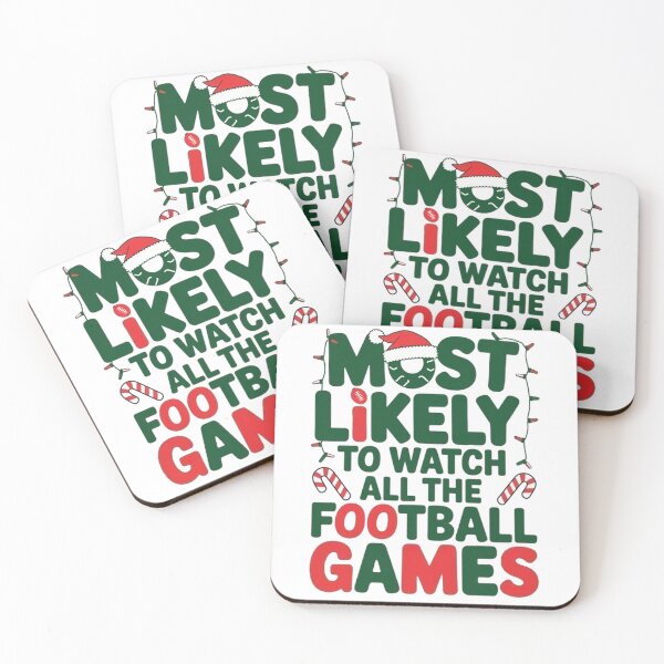 Item preview, Most Likely Watch Football Christmas Xmas Family Matching designed and sold by SztylishDesigns.