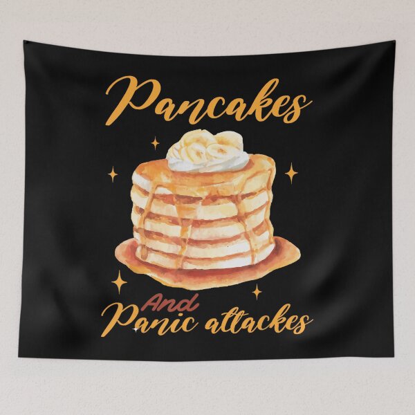 Item preview, Pancakes And Panic Attacks Funny Breakfast Lovers designed and sold by spirorinin.