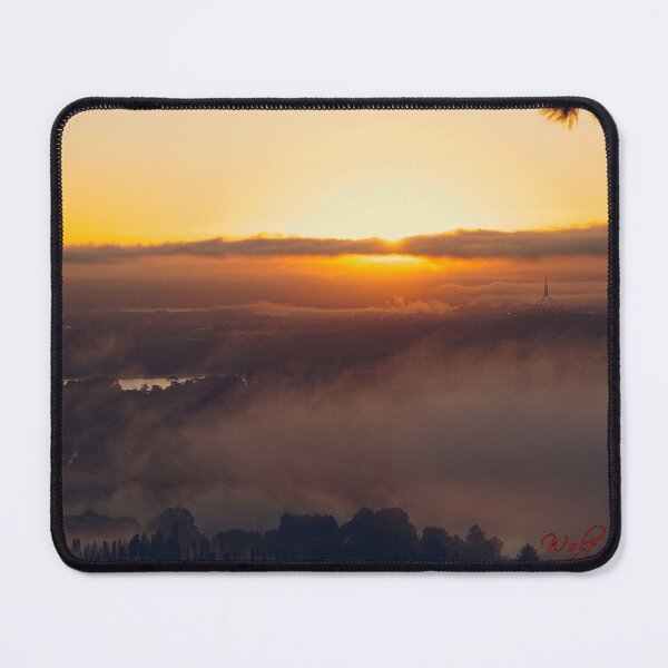 Item preview, Patchy Fog at Sunrise at the Arboretum (6) designed and sold by Wolf Sverak Photography.