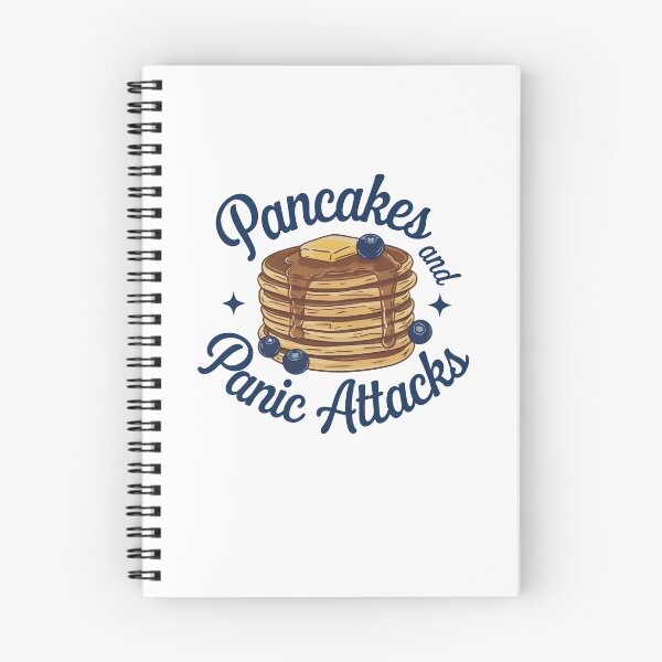 Item preview, Pancakes And Panic Attacks Funny Mental Health Anxiety designed and sold by spirorinin.