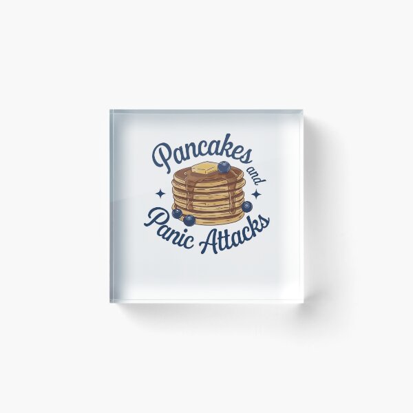 Item preview, Pancakes And Panic Attacks Funny Mental Health Anxiety designed and sold by spirorinin.