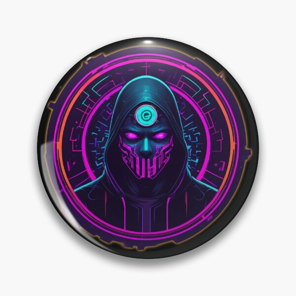 Item preview, Cyberpunk Shinobi, Circular Logo, Cyberpunk designed and sold by Burn-Ego.