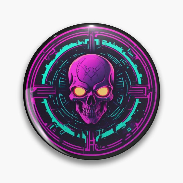 Item preview, Cyberpunk Skull, Circular Logo, Cyberpunk designed and sold by Burn-Ego.