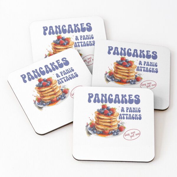 Item preview, Pancakes and Panic Attacks Funny Mental Health Fruit designed and sold by spirorinin.