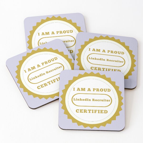 Item preview, LinkedIn Certified Recruiter designed and sold by kesuzz.