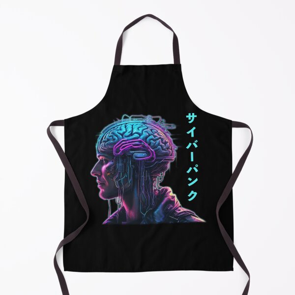 Item preview, Cyber Brain, Cybernetic Mind, Cyberpunk Kanji designed and sold by Burn-Ego.
