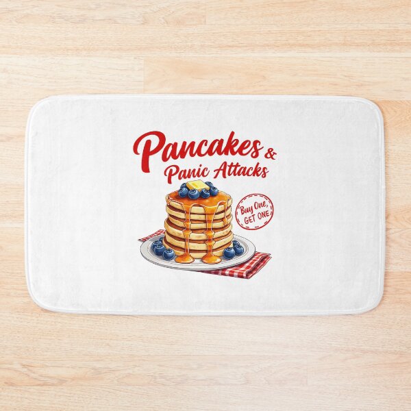 Item preview, Pancakes And Panic Attacks Mental Health Anxiety designed and sold by spirorinin.