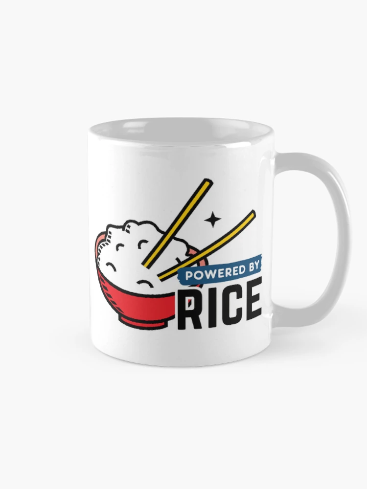 Thumbnail 3 of 6, Coffee Mug, Powered By Rice designed and sold by HowToCanadian.