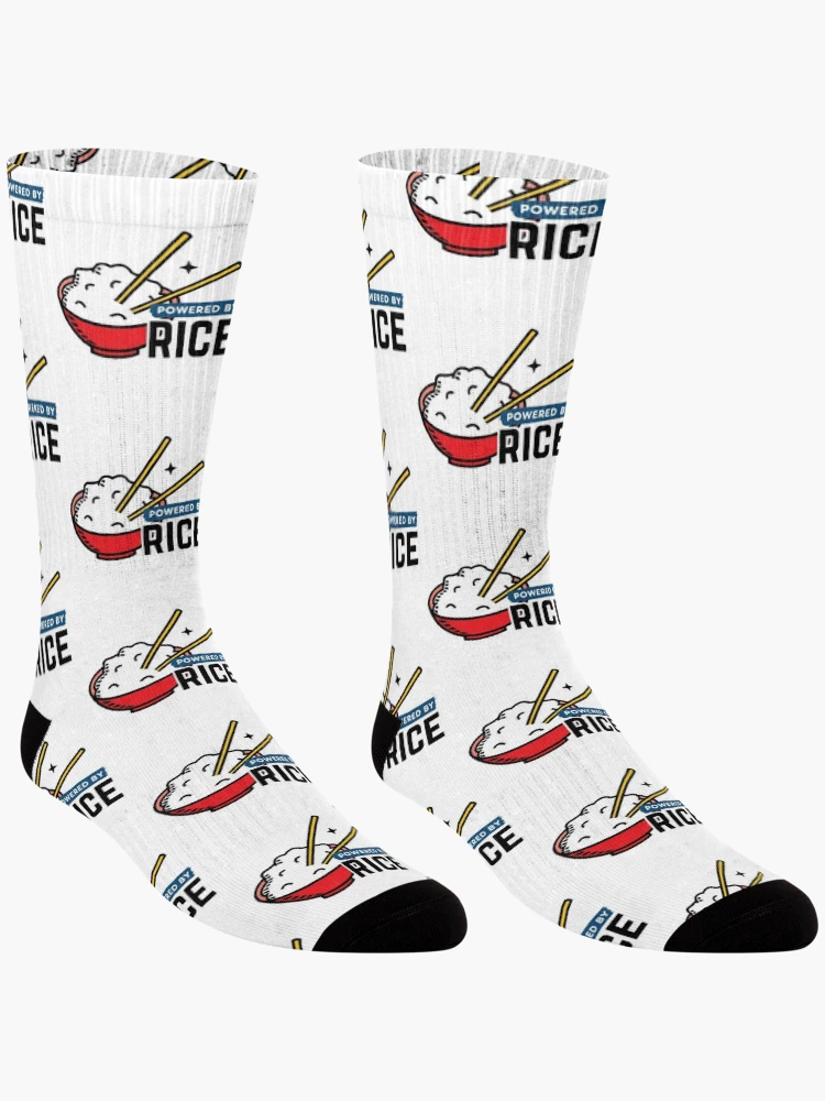 Thumbnail 3 of 5, Socks, Powered By Rice designed and sold by HowToCanadian.