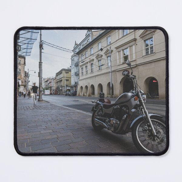 Item preview, Motorcycle on a quiet city street designed and sold by Piotr Front.
